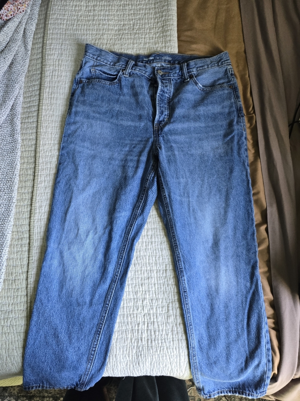 Old Navy Womans Baggy Straight Jeans